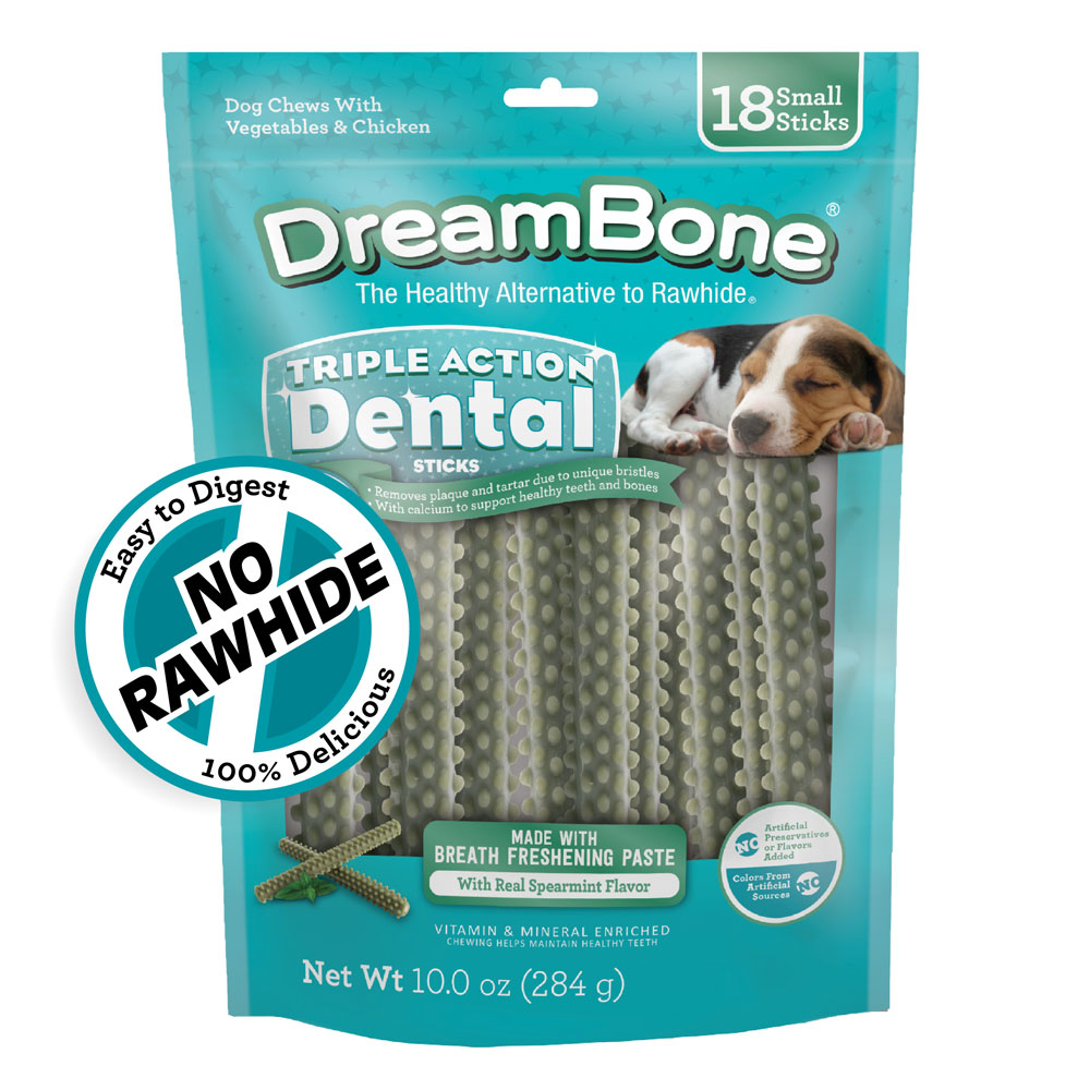 Triple Action Dental Sticks Kelp Small Medium 18 ct DreamBone